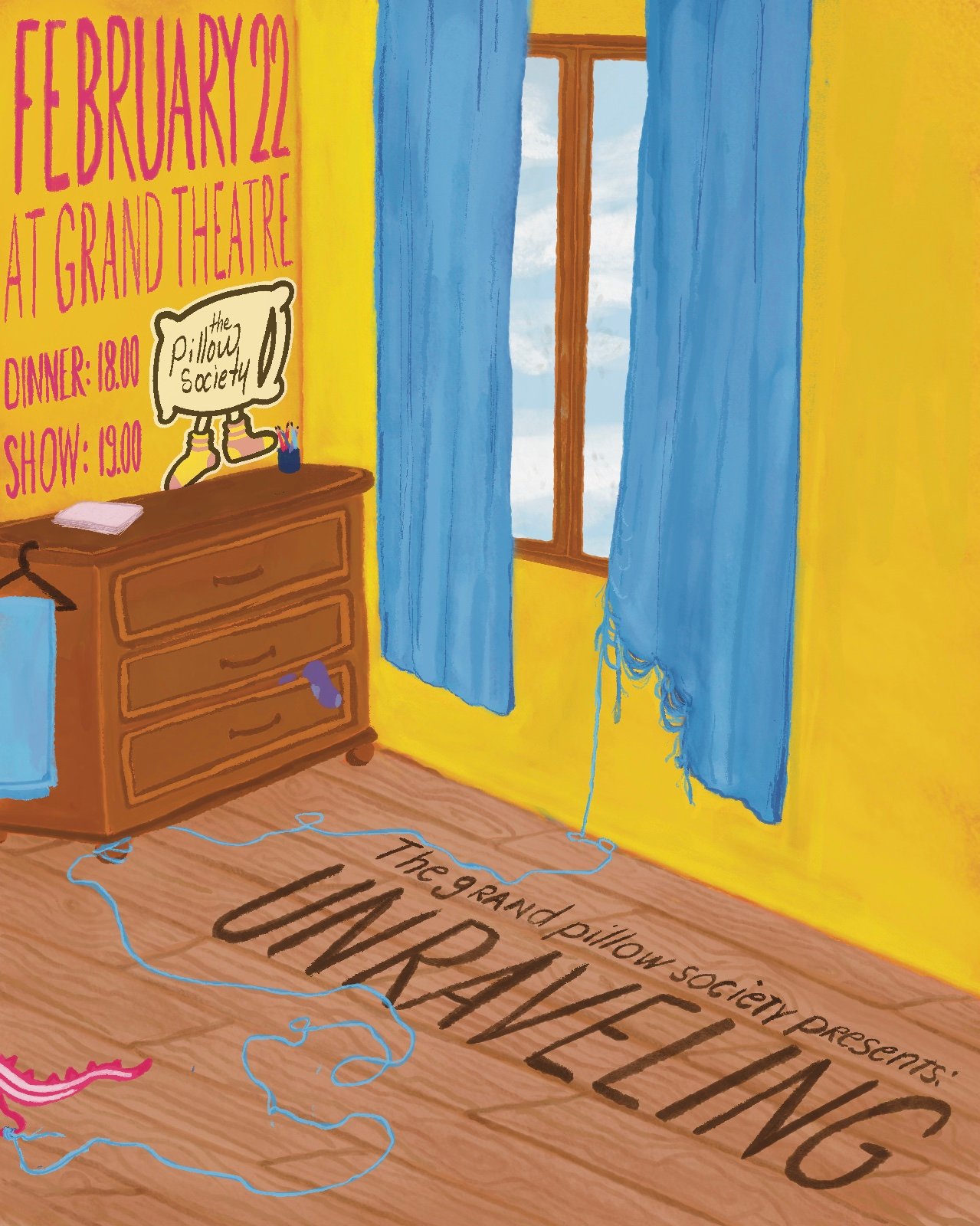 Grand Pillow Society — Unraveling, February 2026